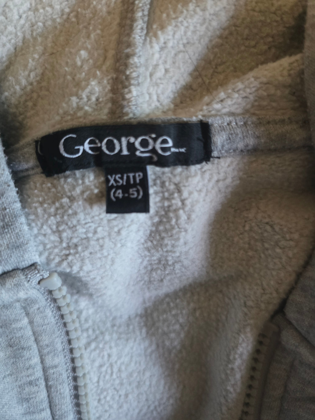George Fleece-Lined Zip-Up Hoodie | XS (4–5)