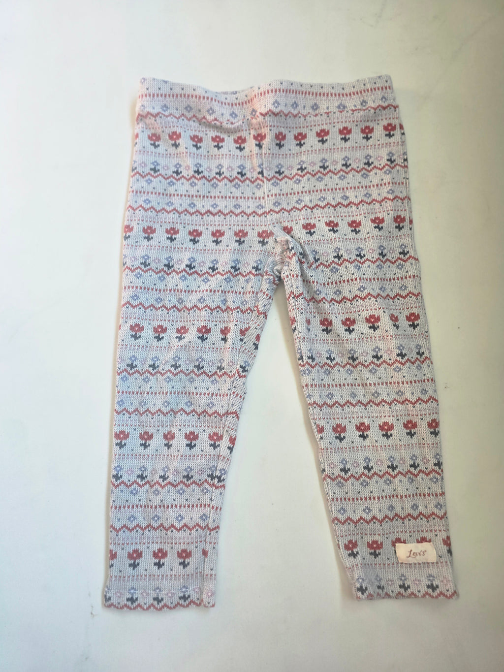 Levi's Fair Isle Floral Leggings | 3T