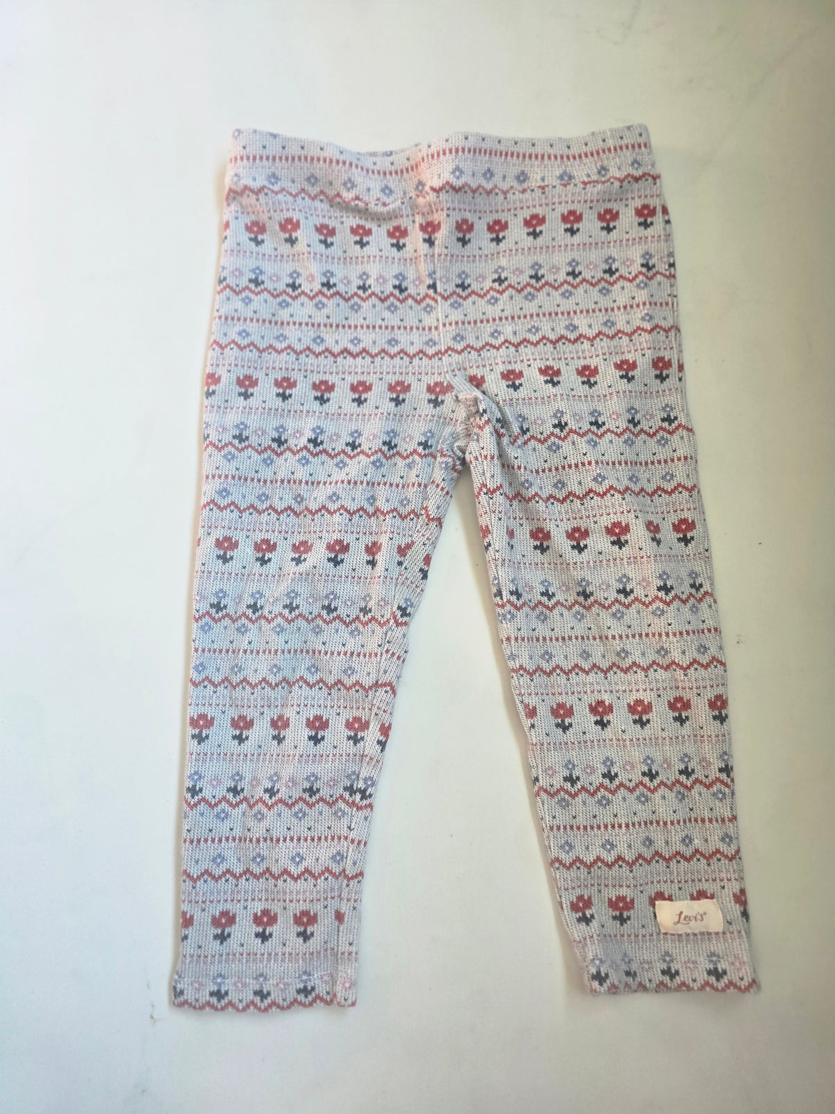 Levi's Fair Isle Floral Leggings | 3T