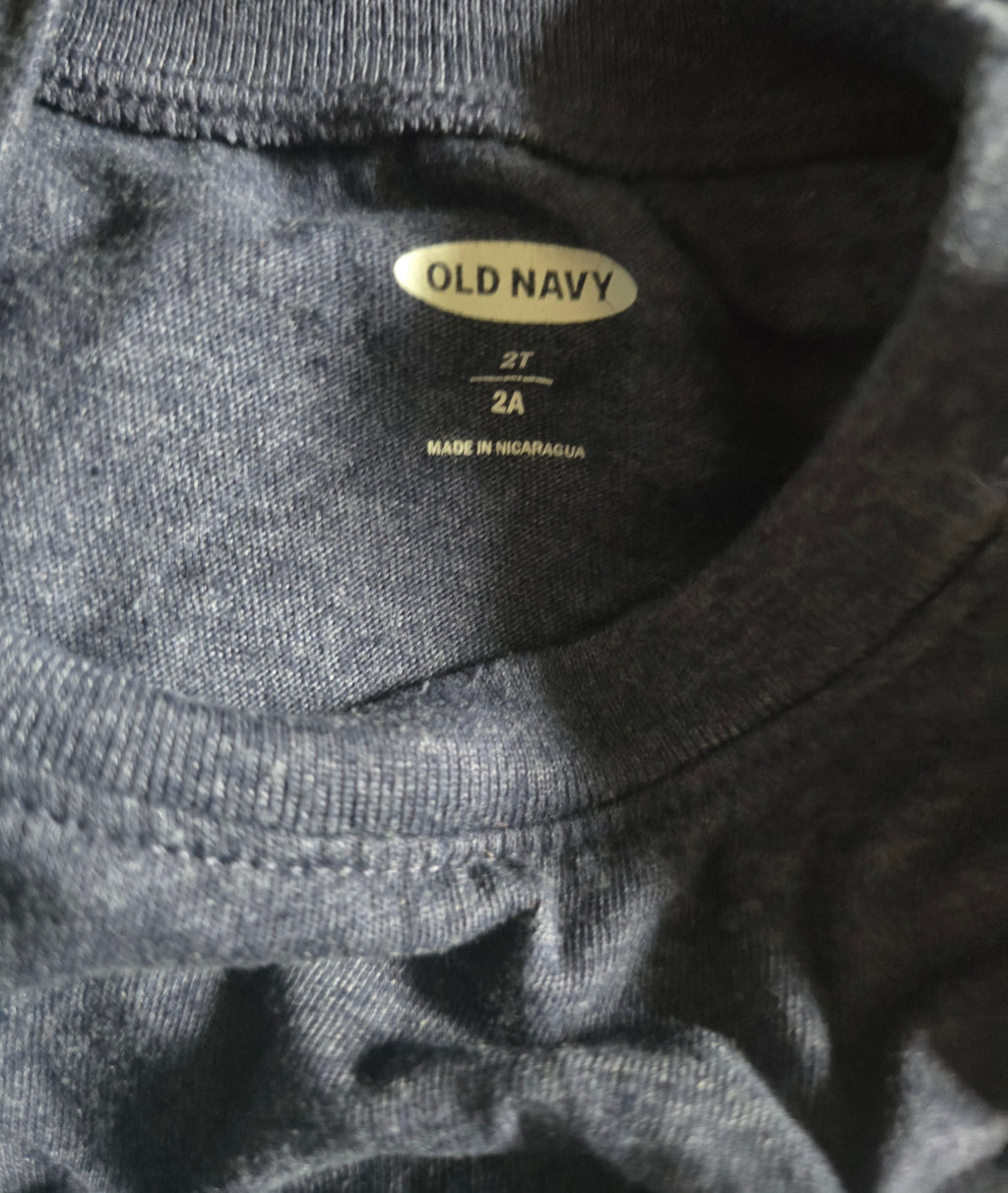 Old Navy Long Sleeve Tee - Navy Blue | 2T