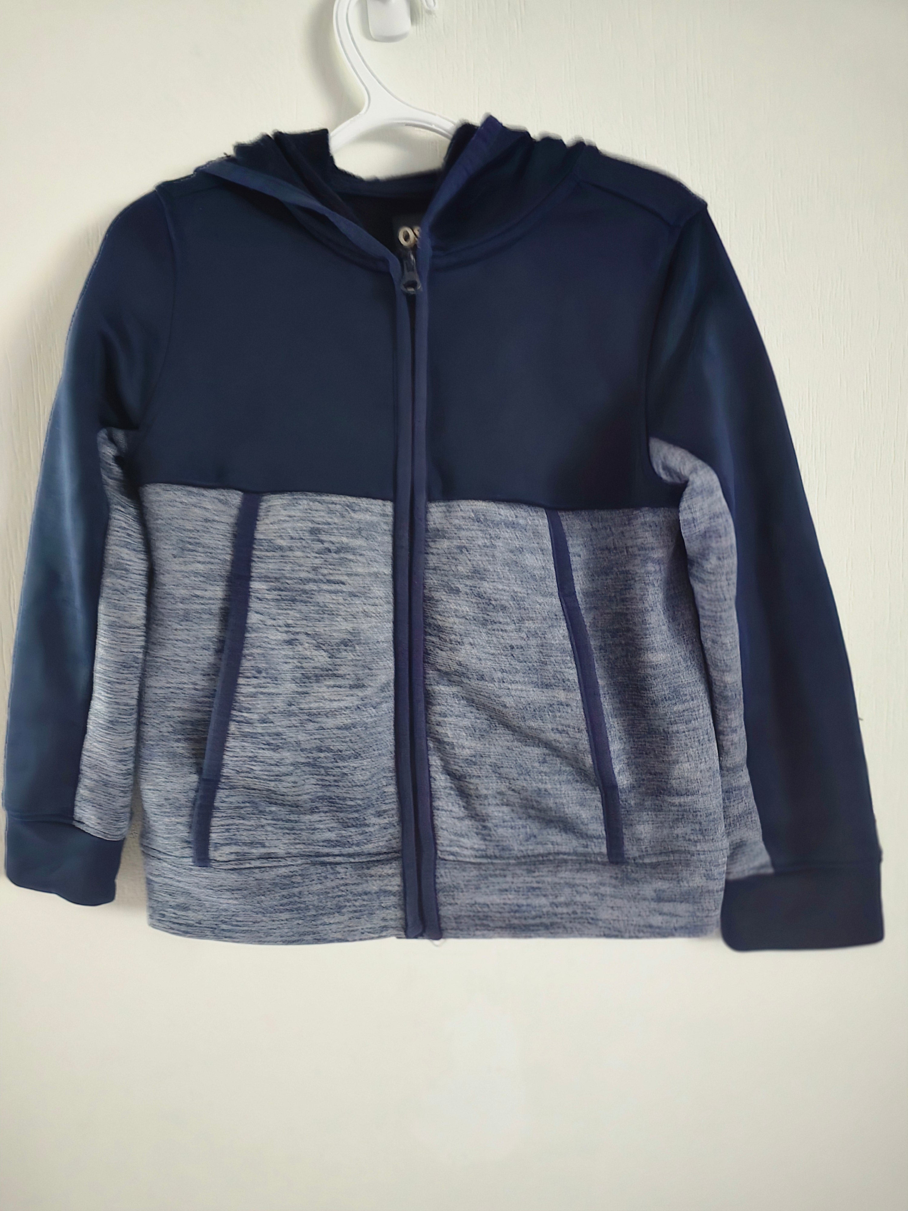 OshKosh Blue & Grey Zip-Up Sweater | 5