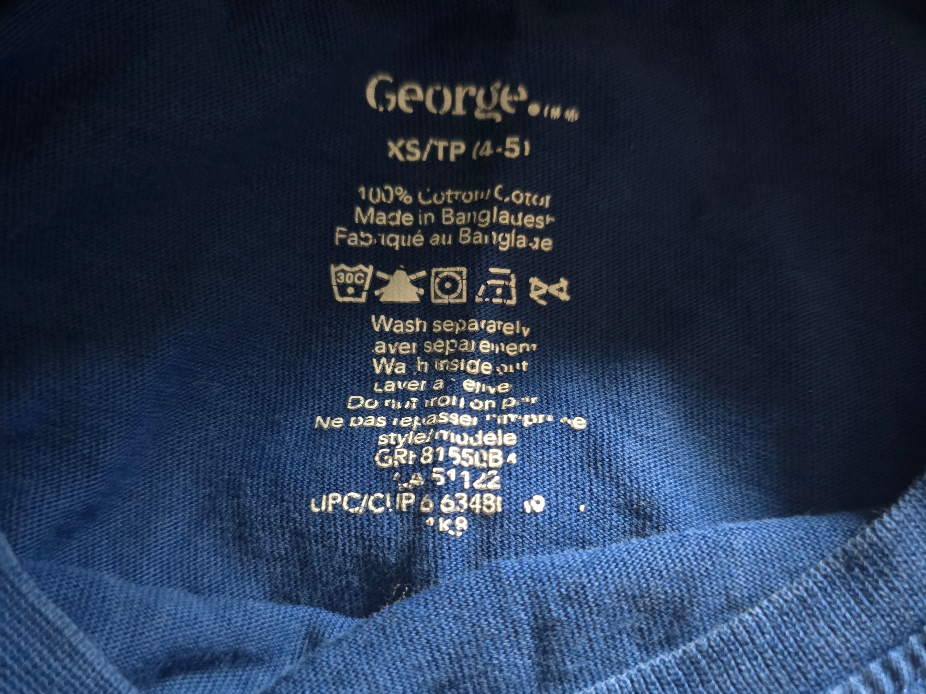George Dinosaur Graphic Long Sleeve Shirt | Size XS 4-5
