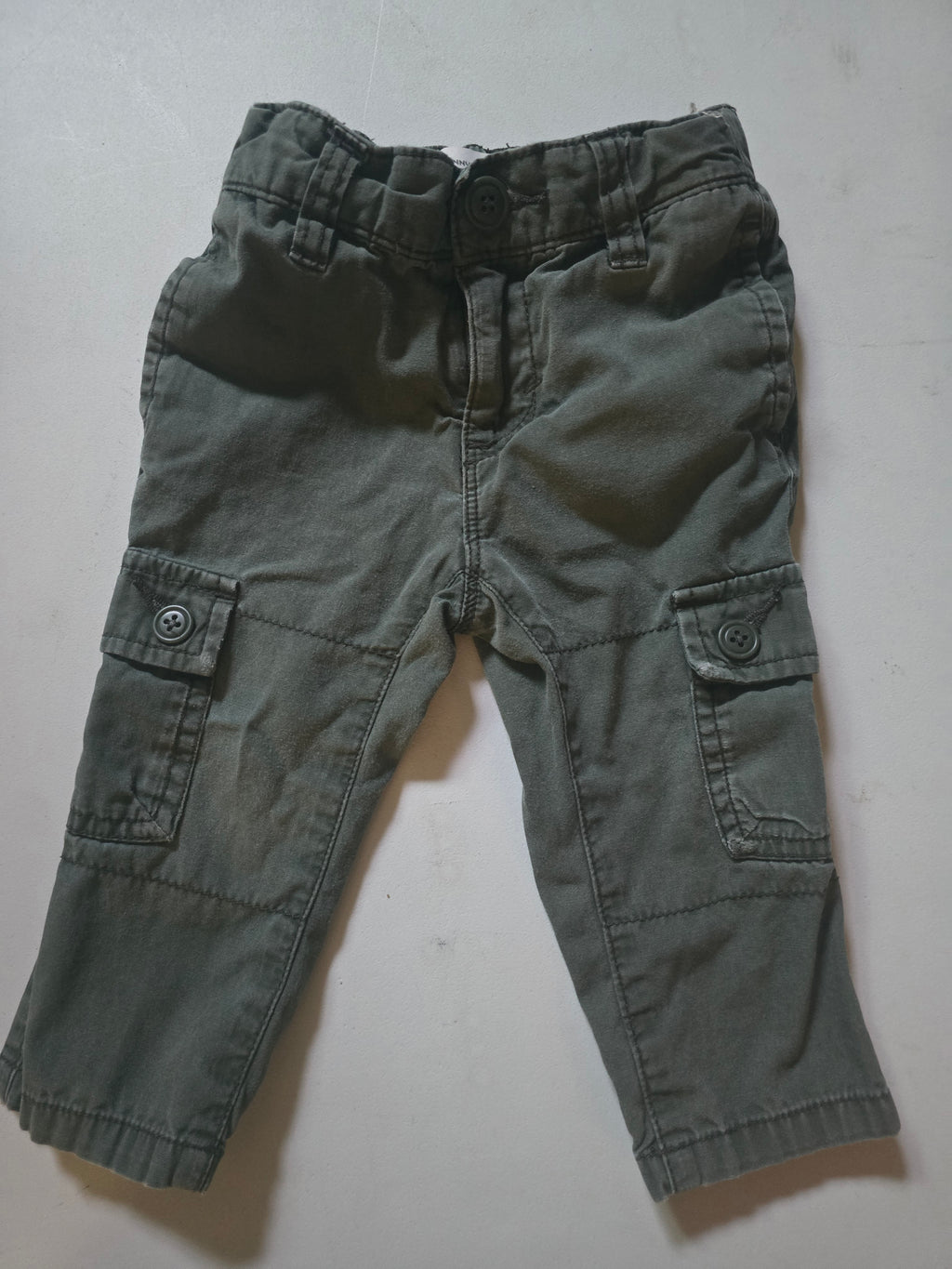 Old Navy Olive Green Skinny Cargo Pants | 12-18 month