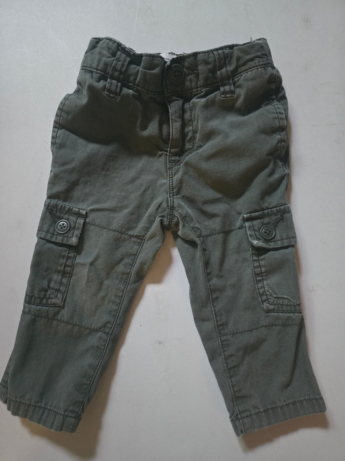 Old Navy Olive Green Skinny Cargo Pants | 12-18 month