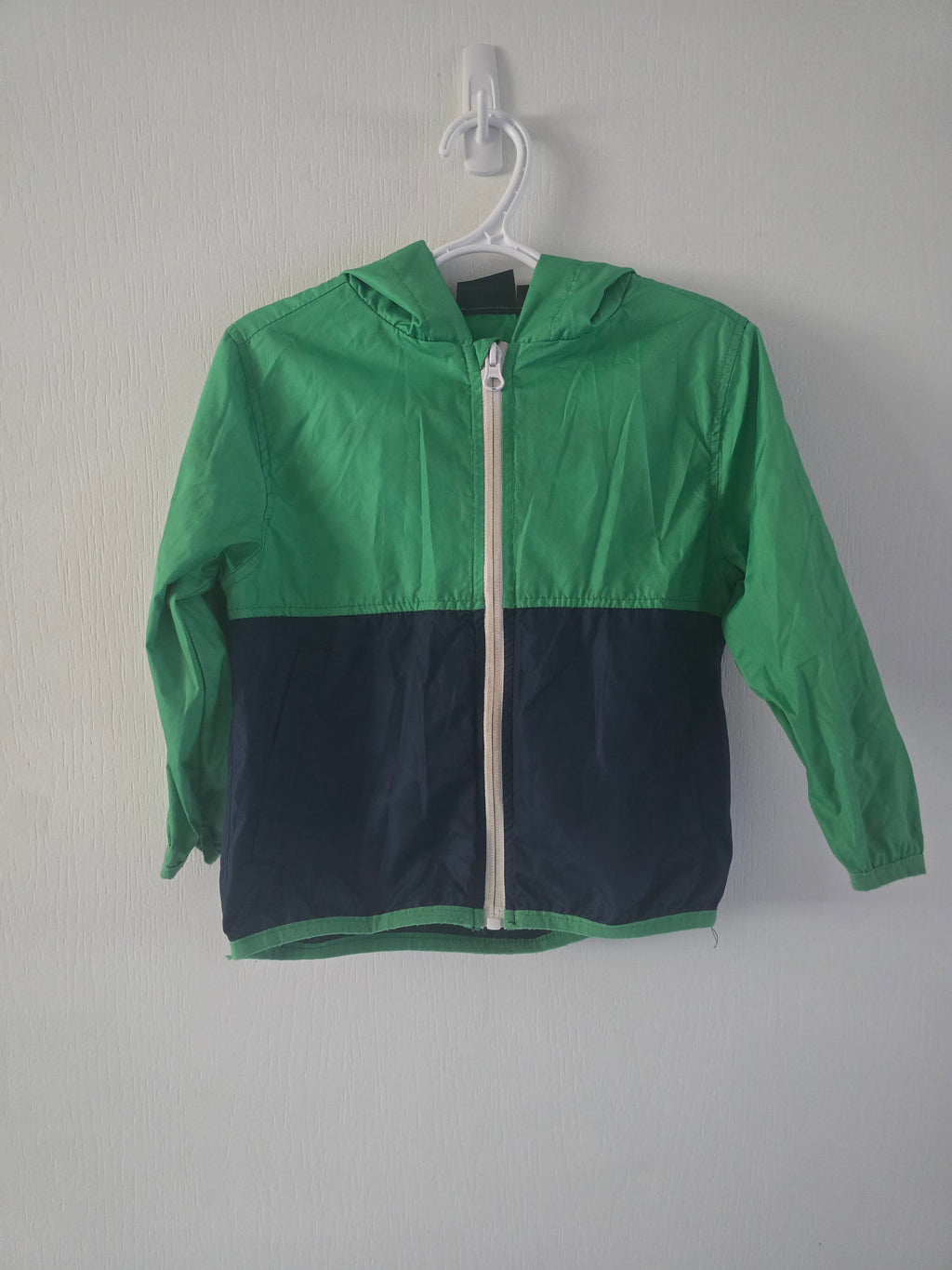 George Green & Navy Hooded Windbreaker | 4T