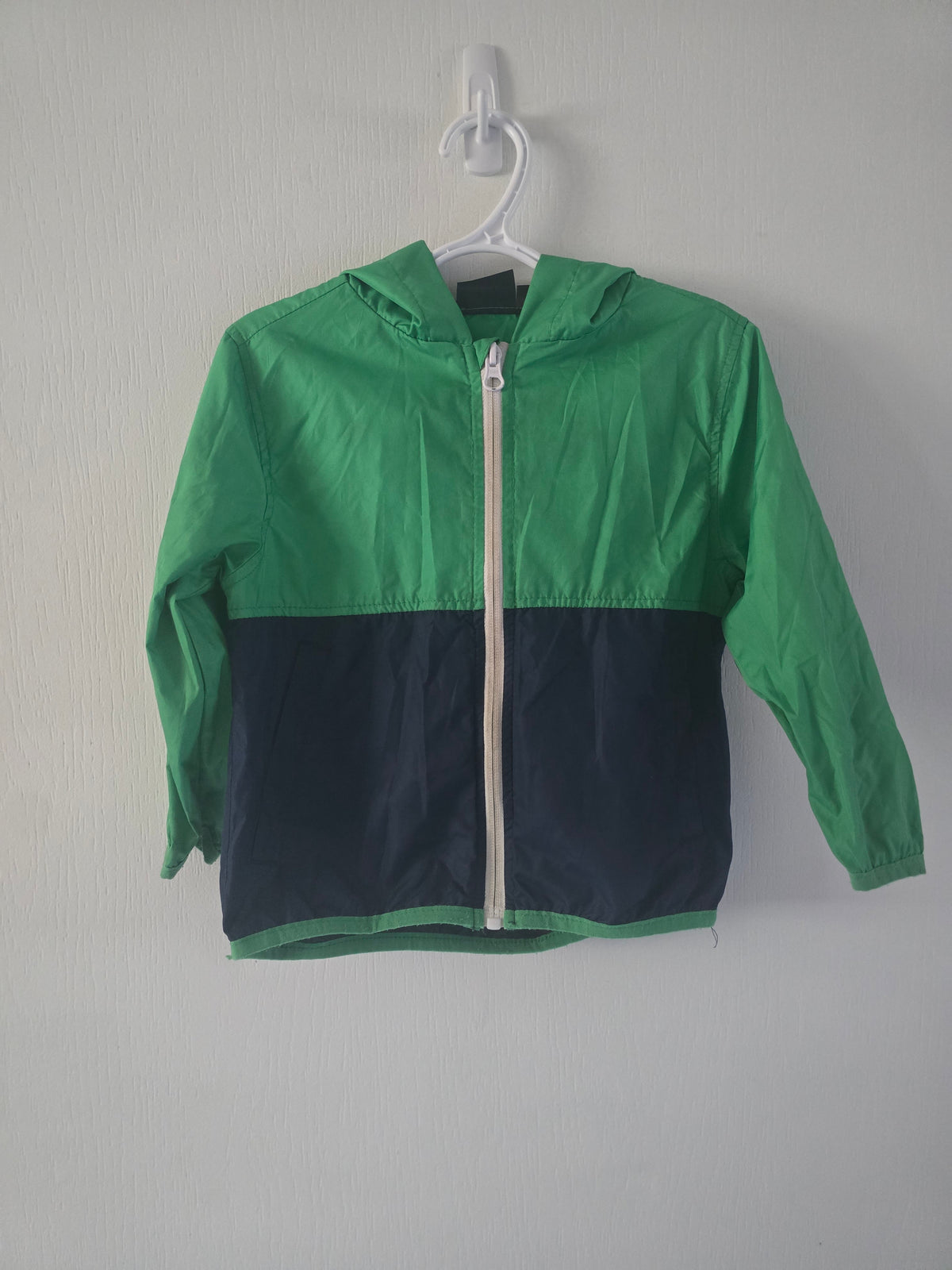George Green & Navy Hooded Windbreaker | 4T