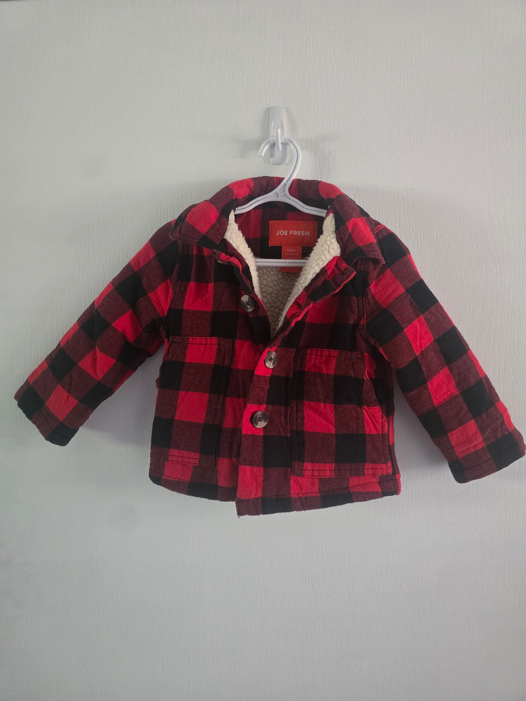 Joe Fresh Buffalo Plaid Sherpa-Lined Jacket | 2T