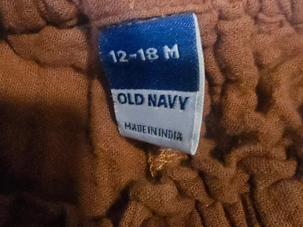 Old Navy Embroidered Gauze Shorts | 12-18 month