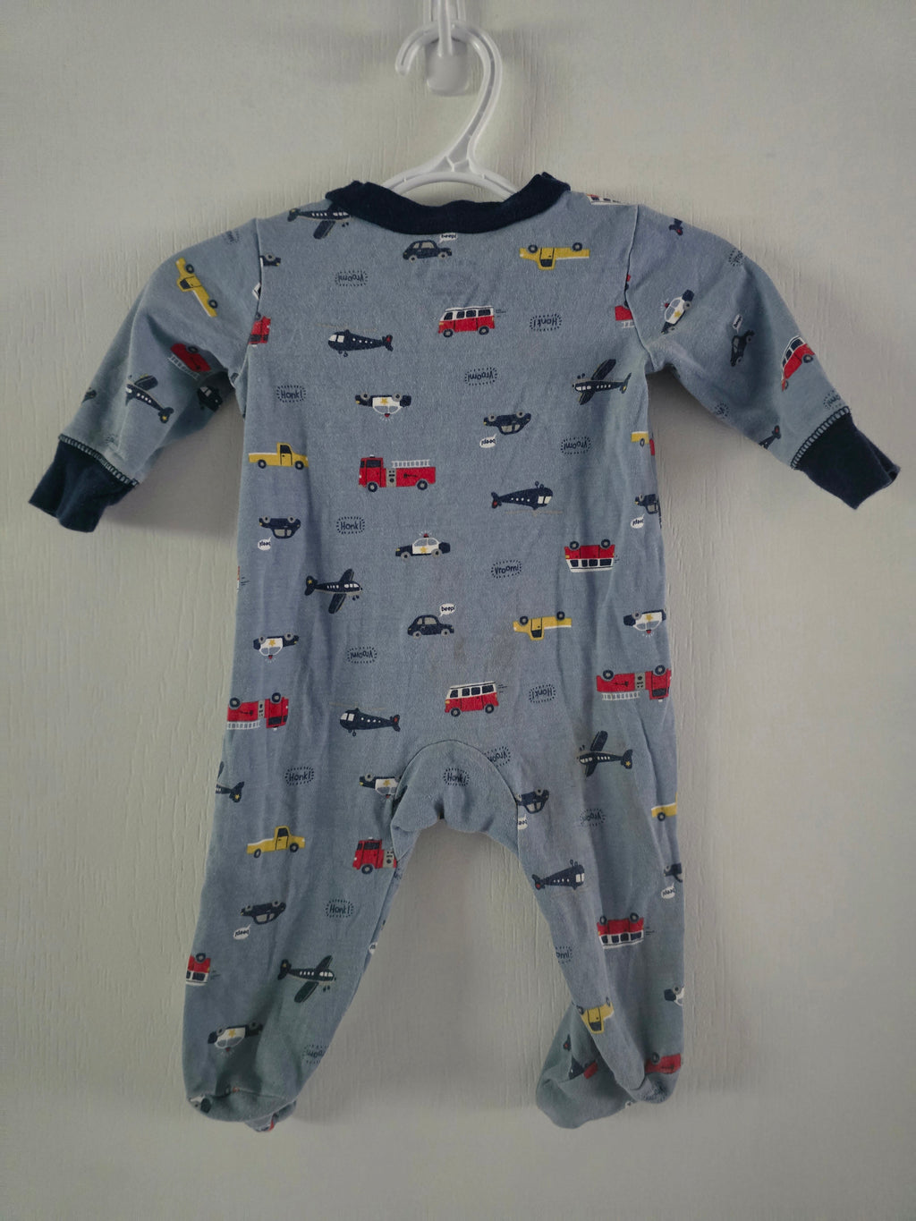 Carter's Transportation Print Zip Sleeper | 3M
