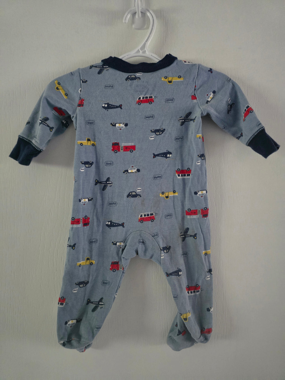 Carter's Transportation Print Zip Sleeper | 3M