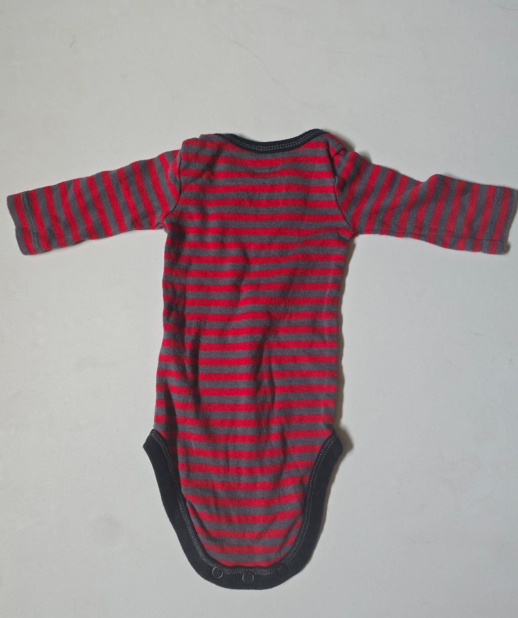 Child of Mine Striped Long Sleeve Bodysuit |  Newborn