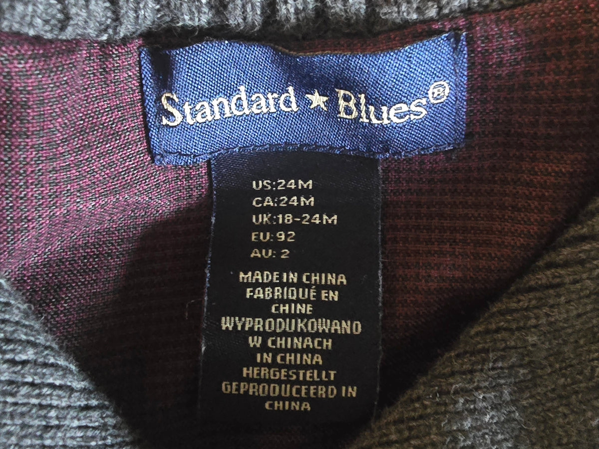 Standard Blues Cable Knit Cardigan | 2t