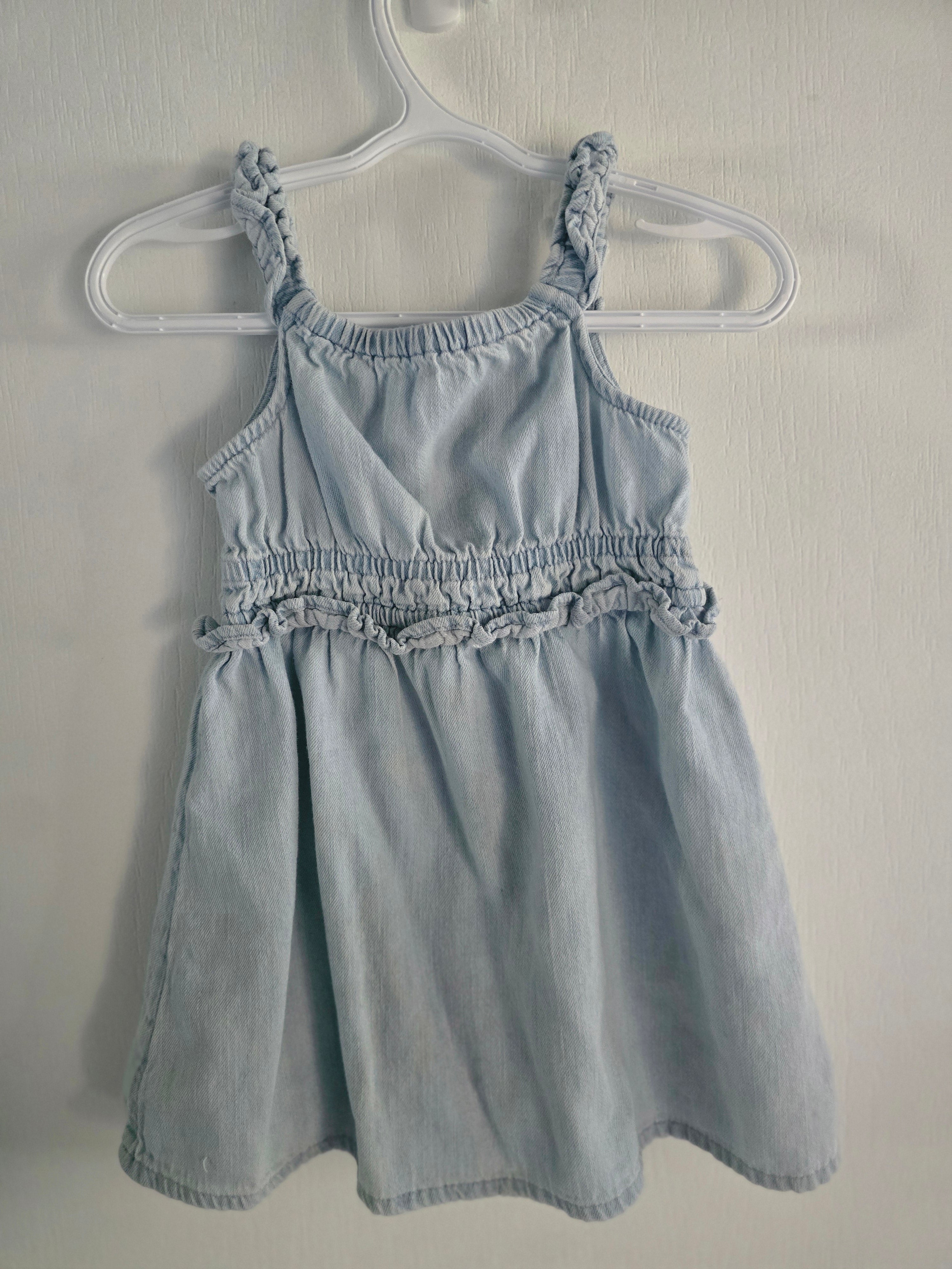 Old Navy Light Wash Chambray Dress | 2T
