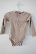 The Littlest Ribbed Henley Bodysuit | 12-18 month
