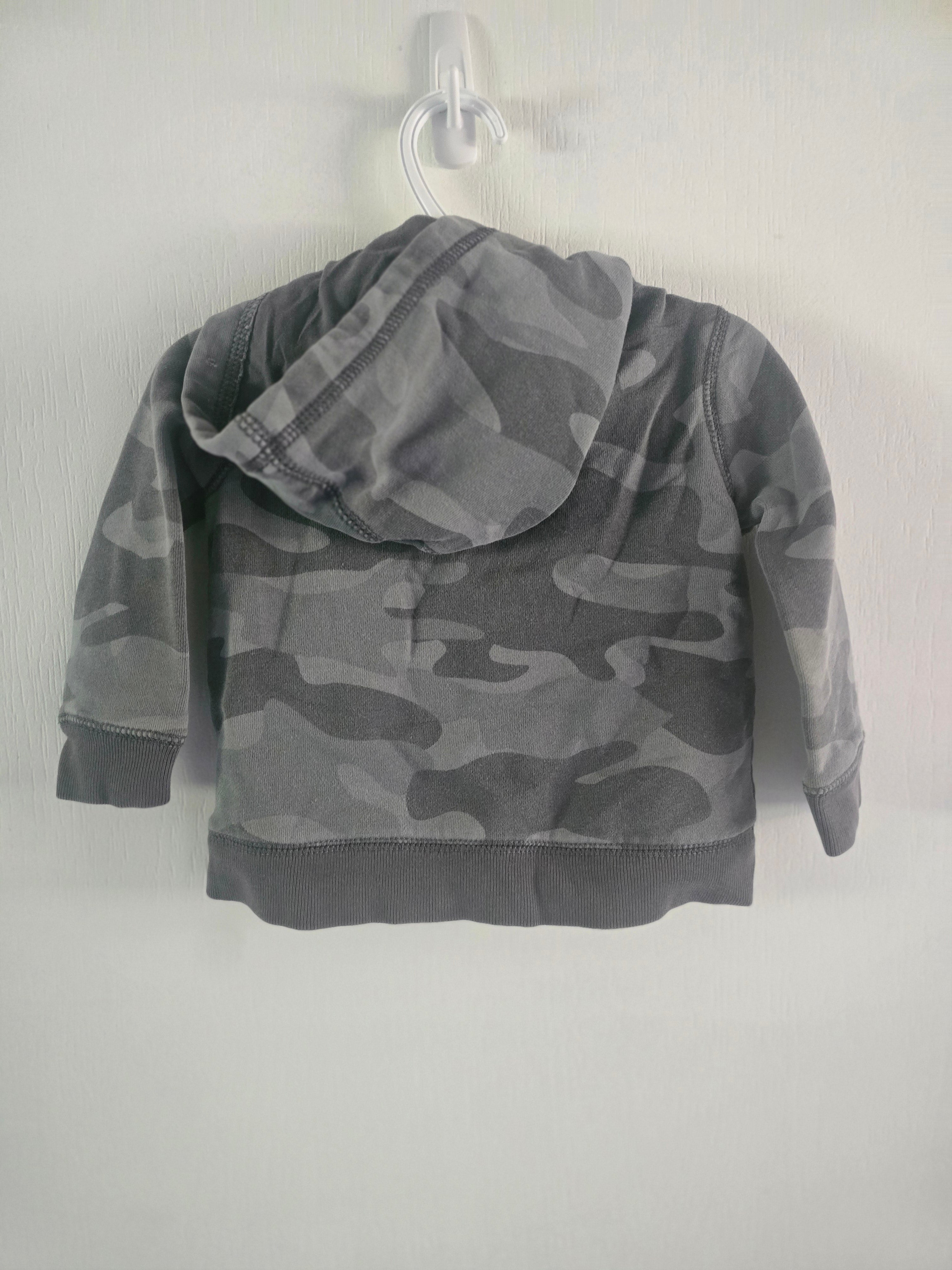 OshKosh B'gosh Grey Camo Zip-Up Hoodie | 2T