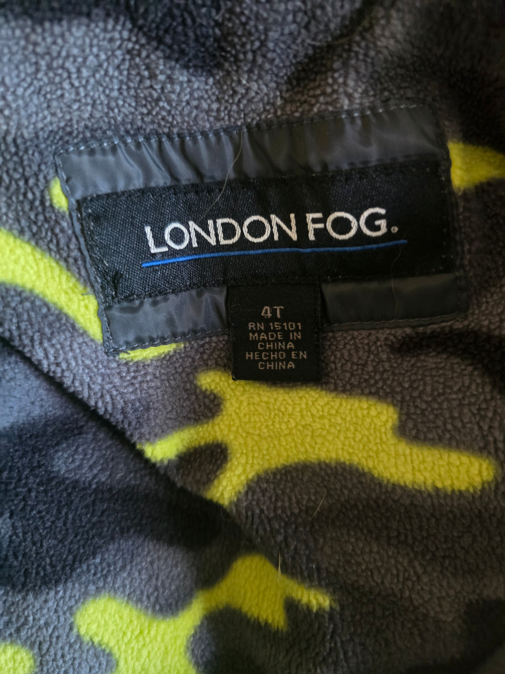 London Fog Color Block Fleece-Lined Jacket | Size 4T