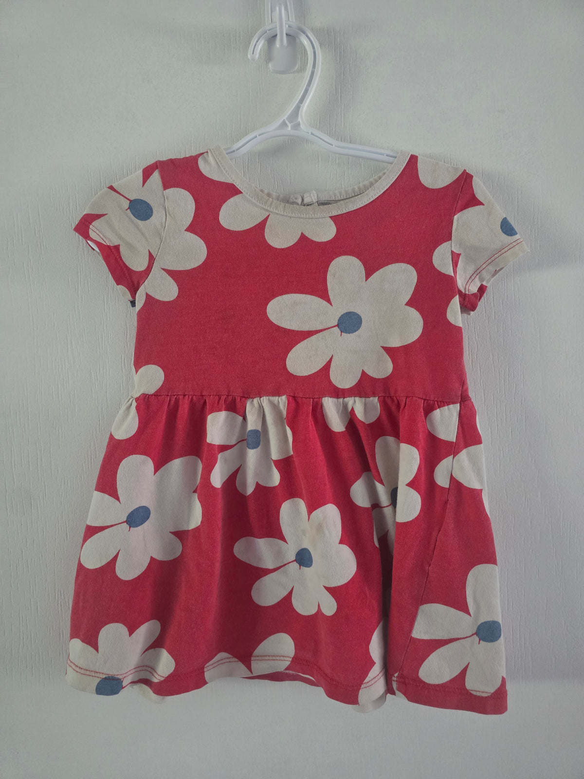 Joe Fresh Floral Short Sleeve Dress | 18-24 month