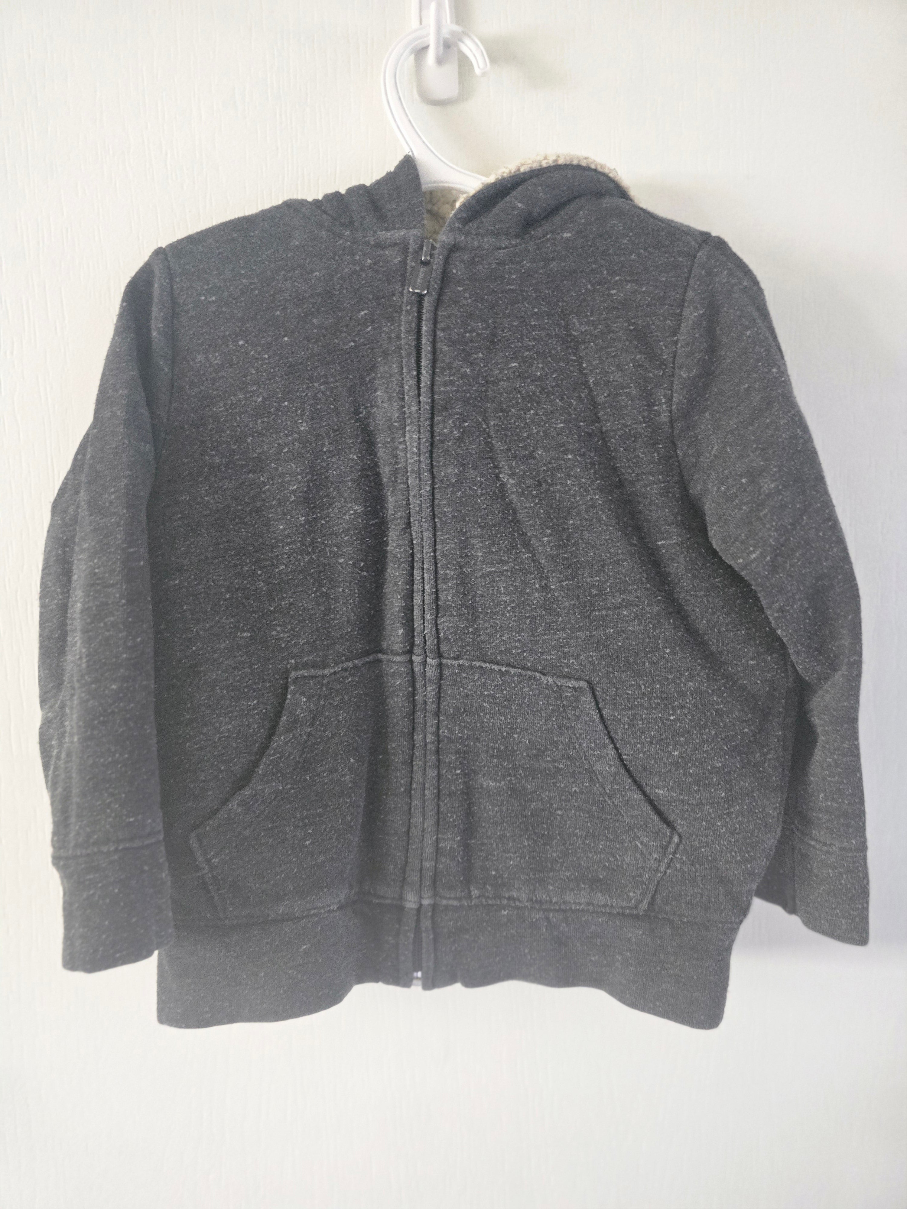 Old Navy Sherpa-Lined Zip-Up Hoodie | 4T