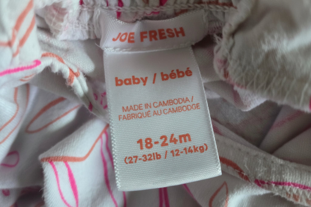 Joe Fresh Baby Girls Tropical Leaf Sundress | 18-24M