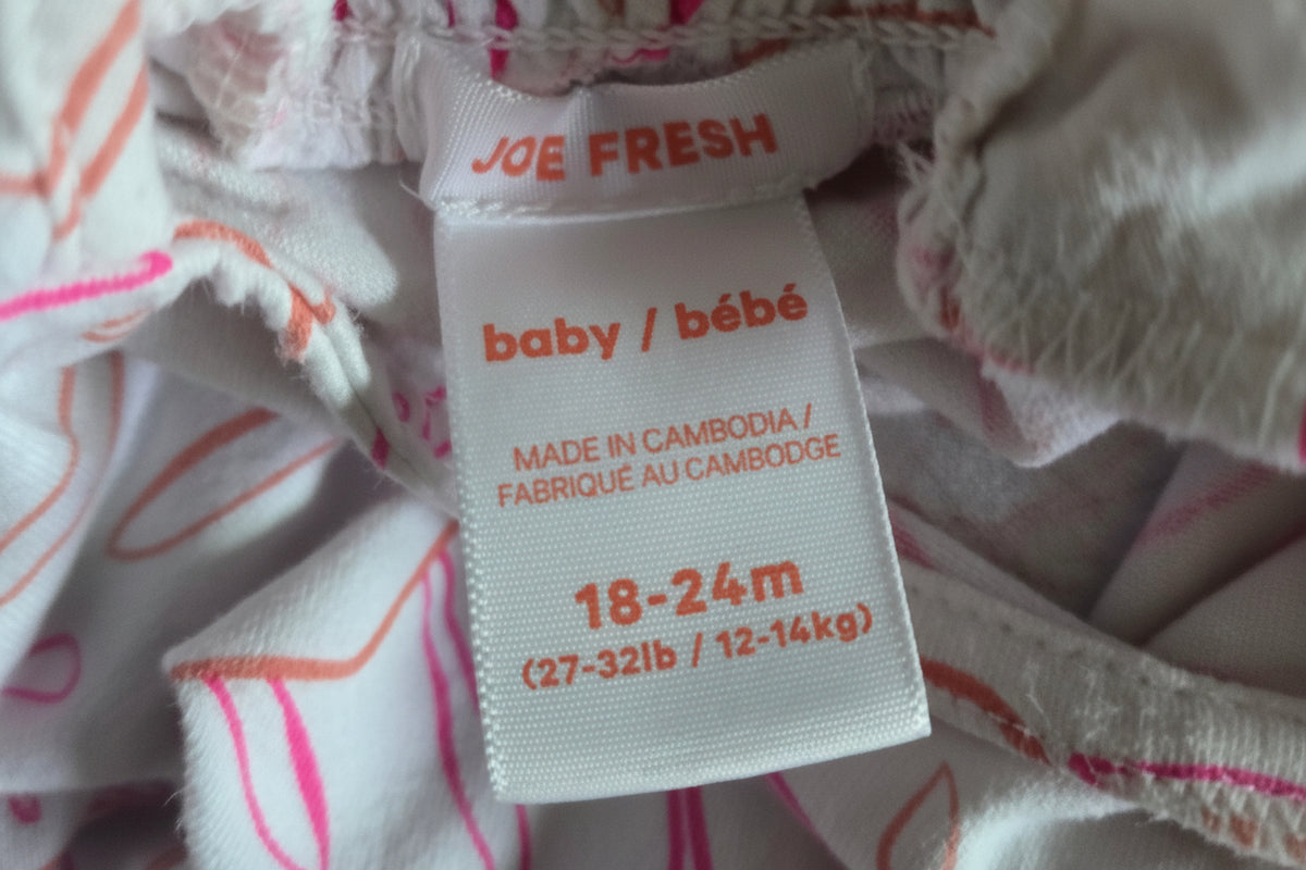 Joe Fresh Baby Girls Tropical Leaf Sundress | 18-24M