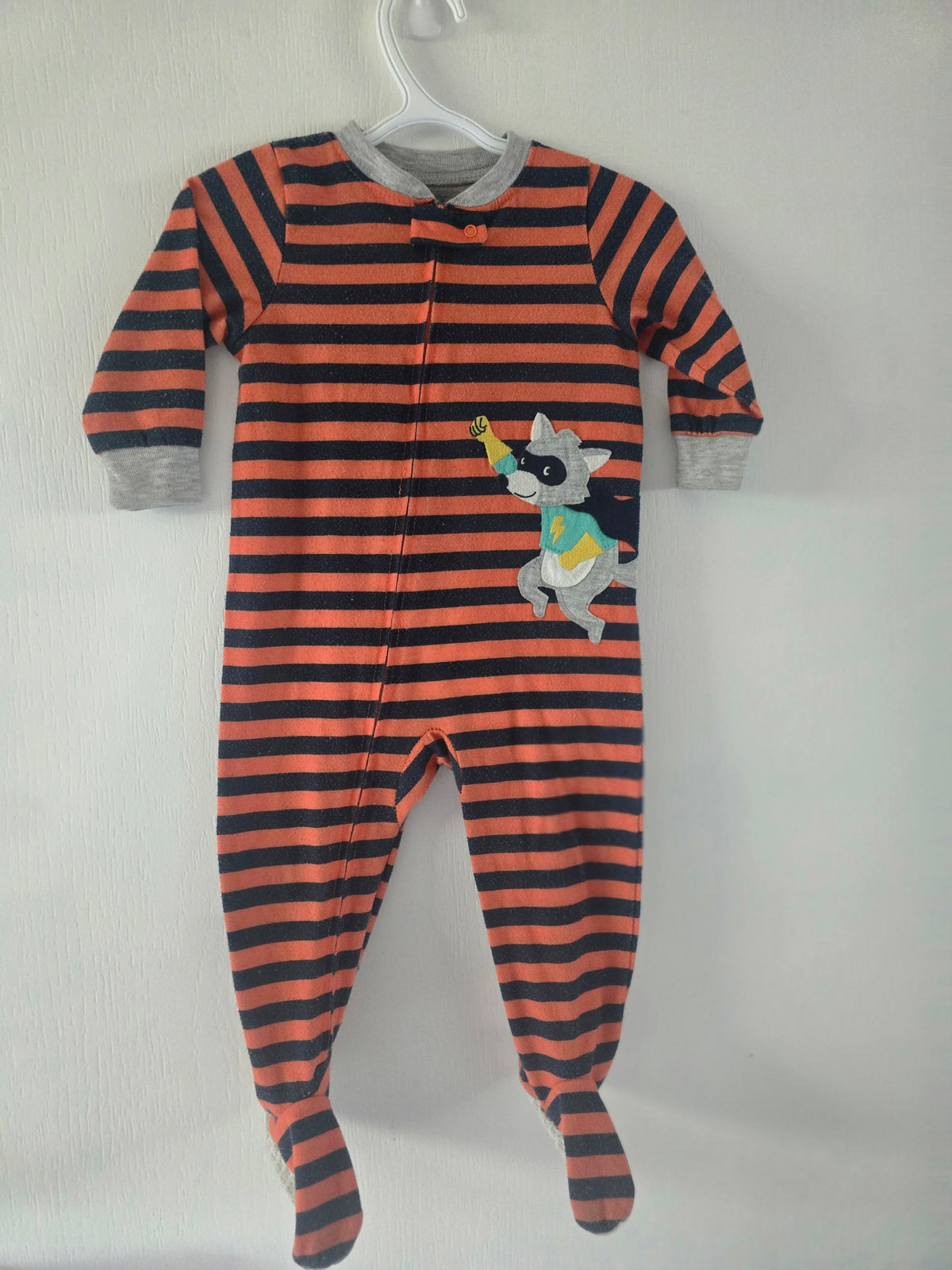 Carter's Superhero Raccoon Footed Sleeper | 12 month