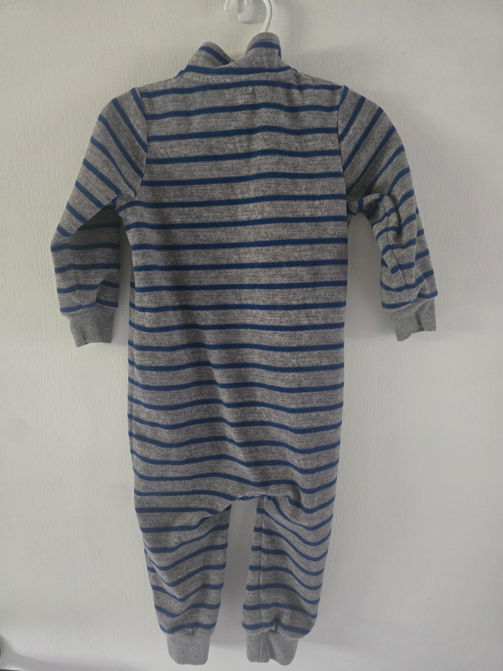 George Baby Striped Sherpa-Lined One-Piece Jumpsuit | 18-24M