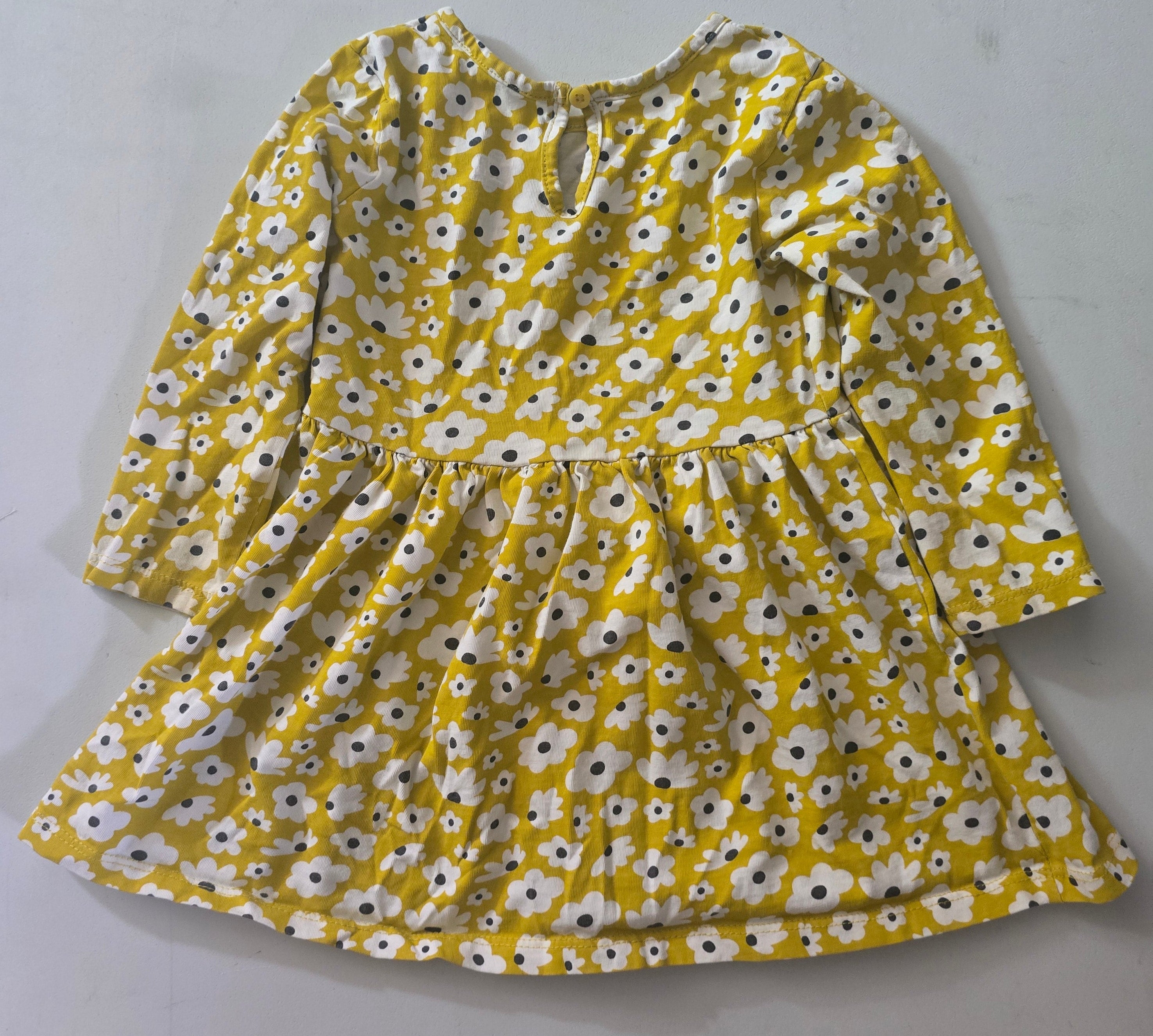 George Yellow Floral Toddler Dress | 2t