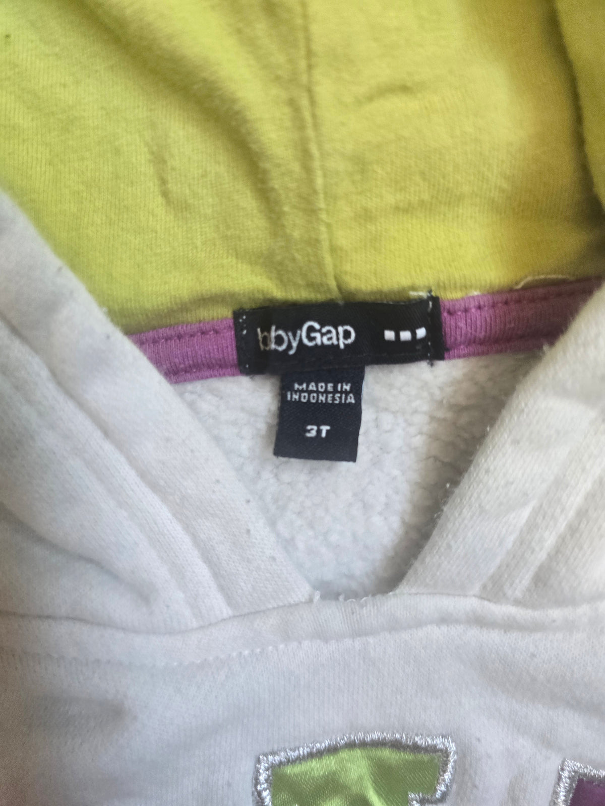 Baby Gap Logo Pullover Hoodie | 3T