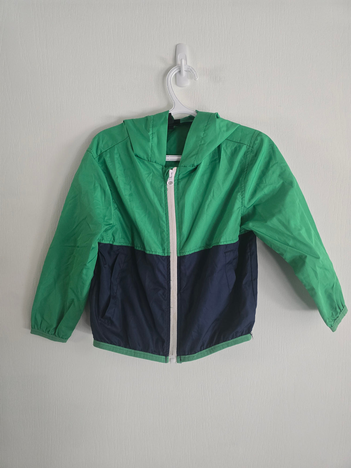 George Green & Navy Hooded Windbreaker | 4T