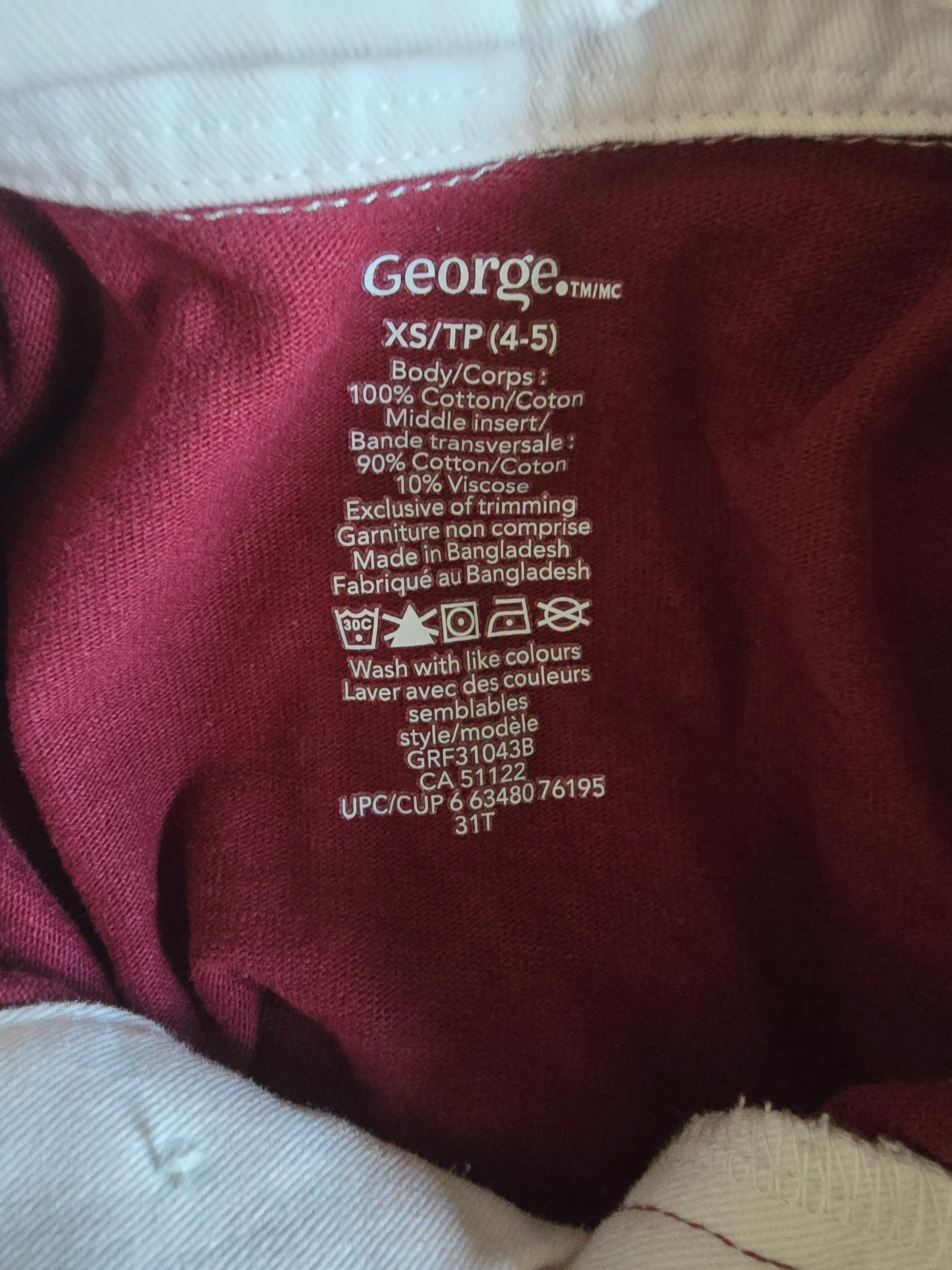 George Color Block Henley Long Sleeve | XS (4–5)