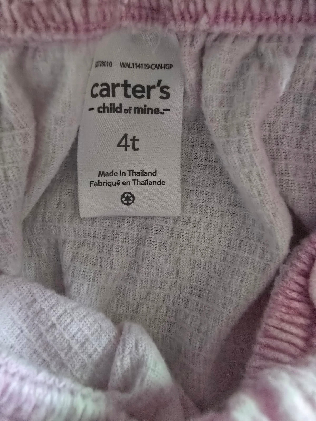 Carter’s Child of Mine Pink Tie-Dye Romper | 4t
