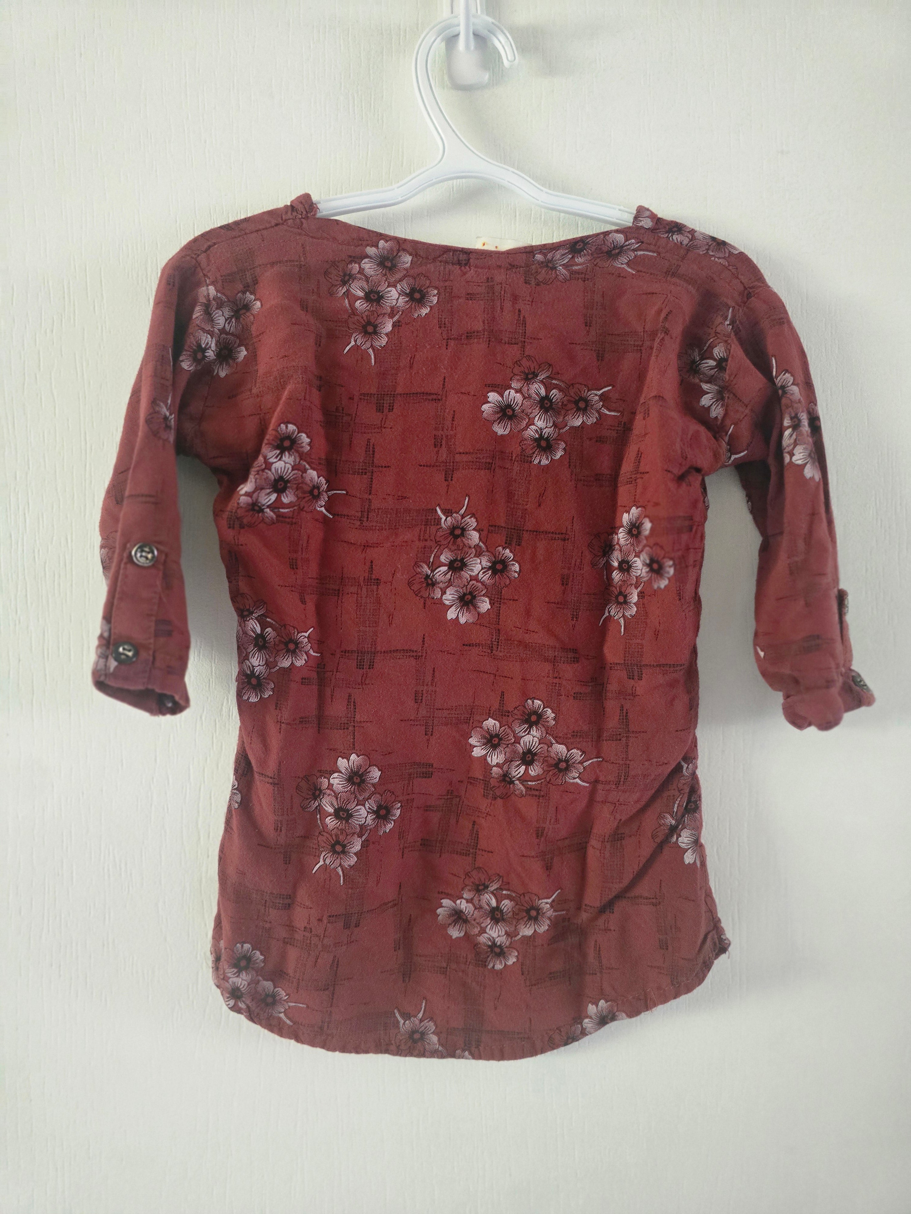 Floral Boho Blouse | 3T-4T