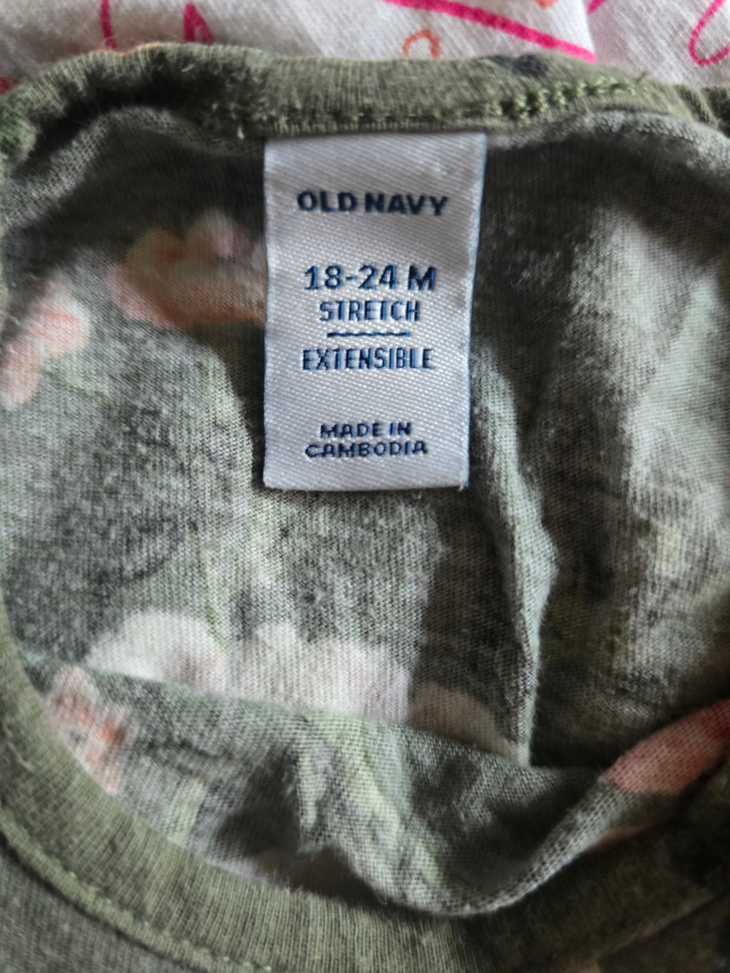 Old Navy Floral Long Sleeve Dress | 18-24M