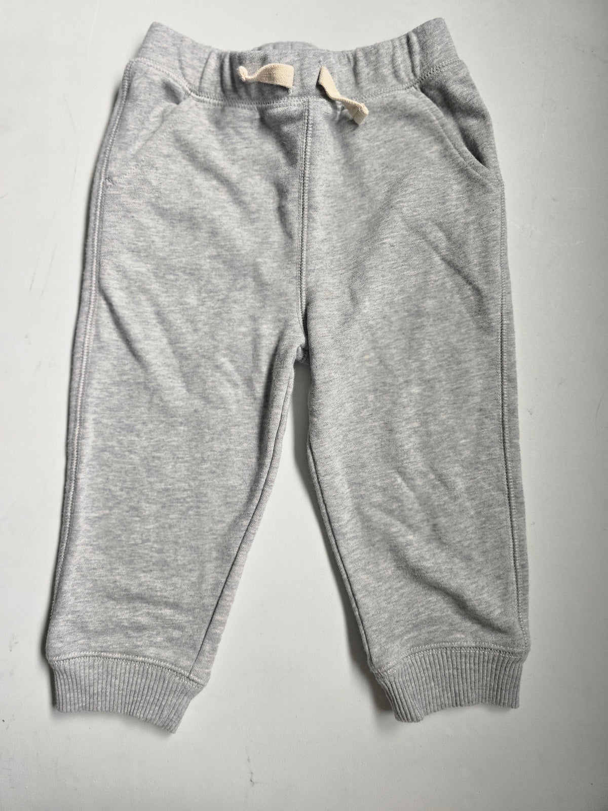 Joe Fresh Baby Grey Fleece Jogger Sweatpants | 18-24M