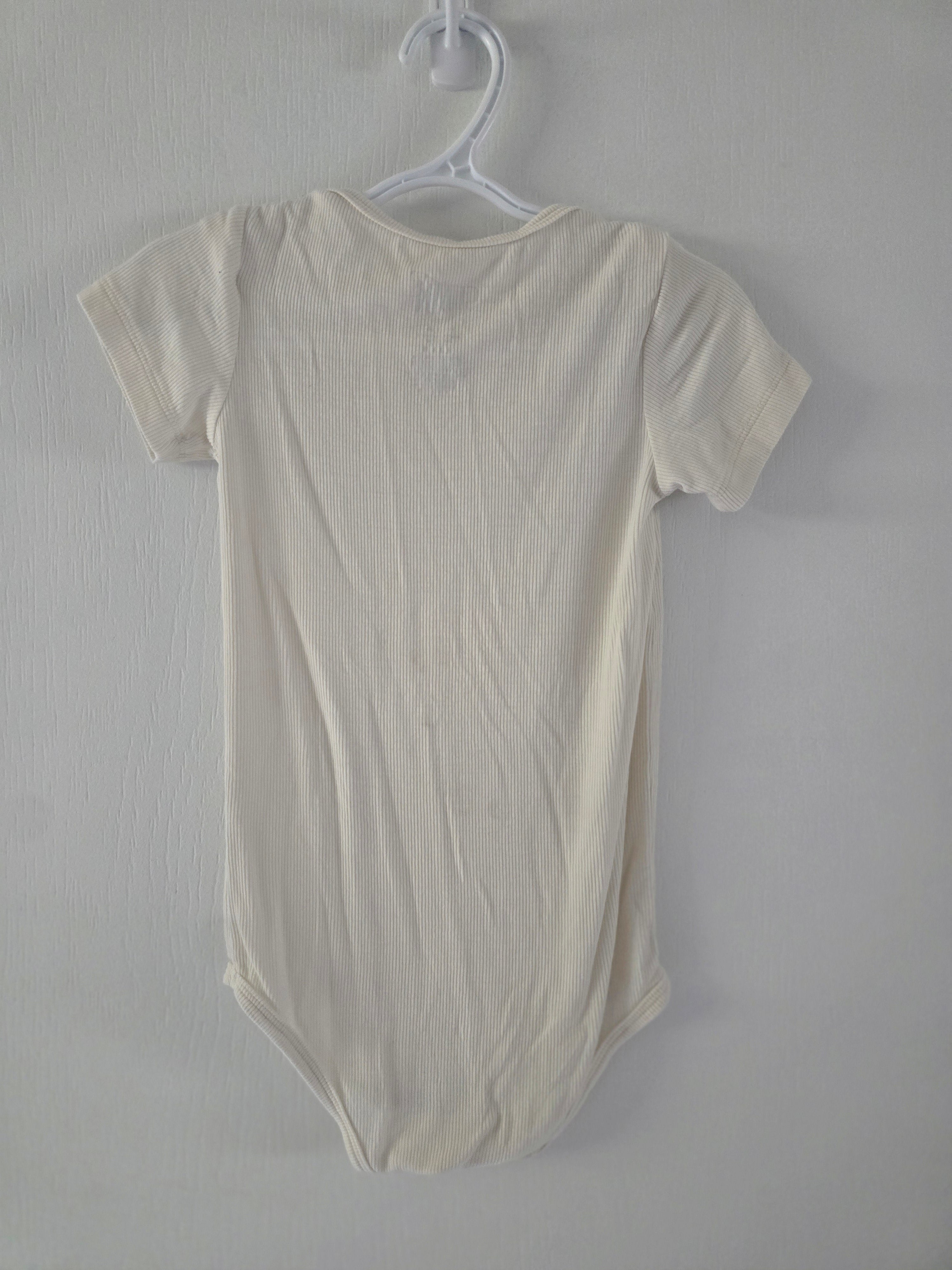 Bamboo Ribbed Short Sleeve Bodysuit | 18-24 month