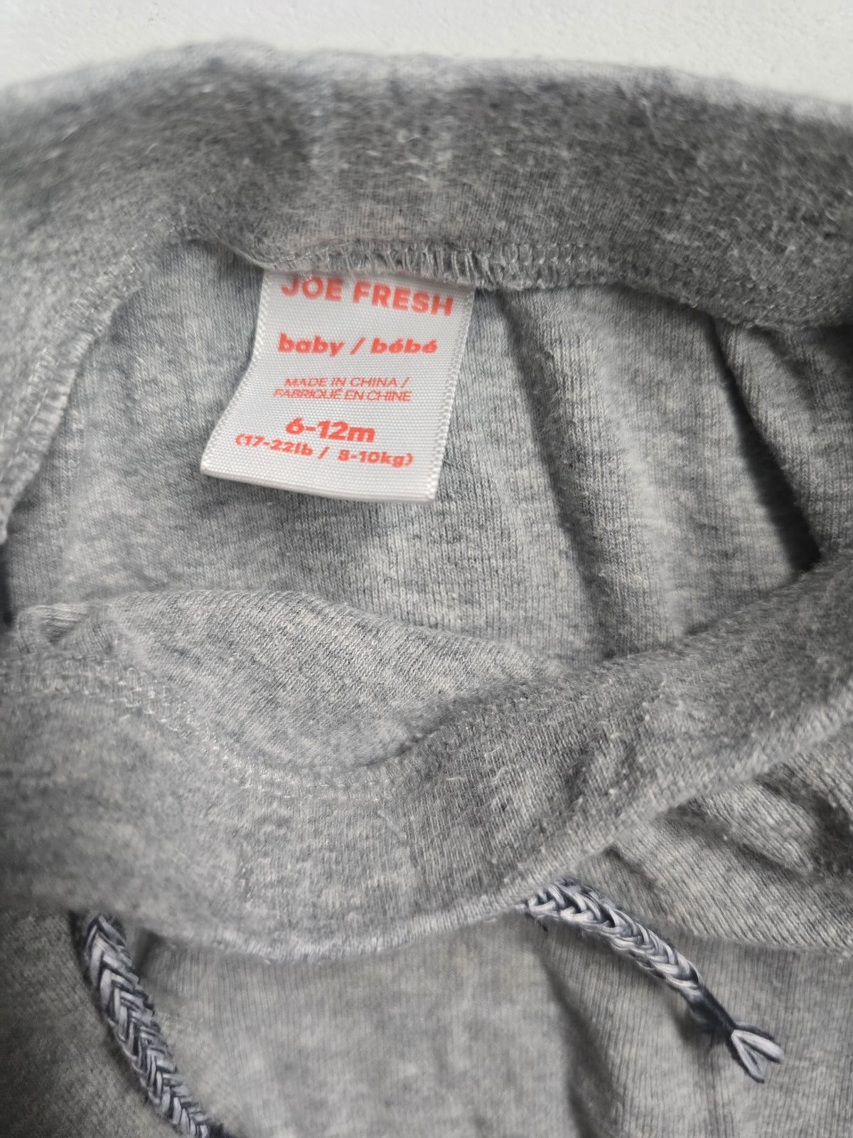 Joe Fresh Grey Harem Jogger Pants | 6-12M