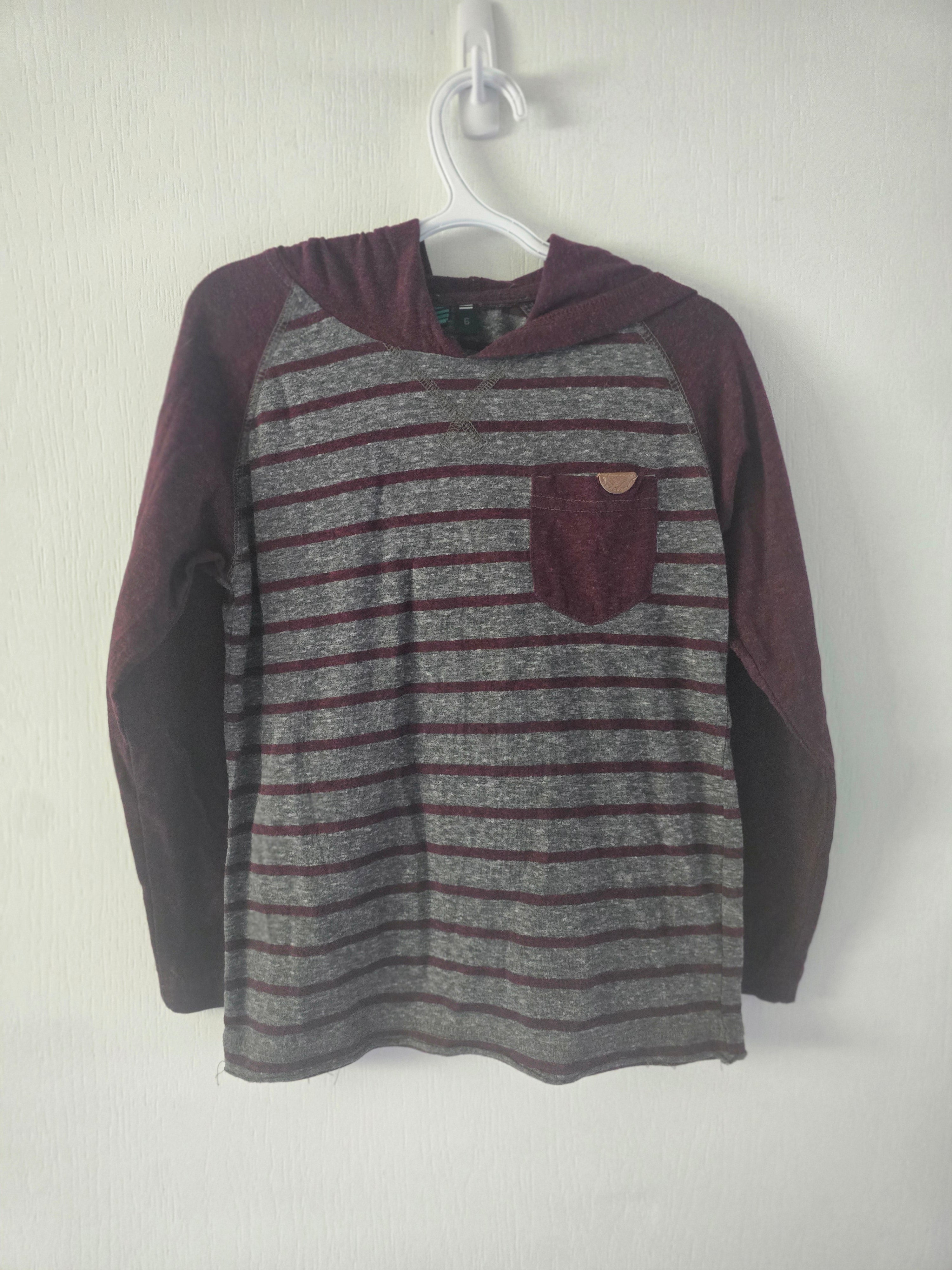 Burnside Striped Hoodie | 6