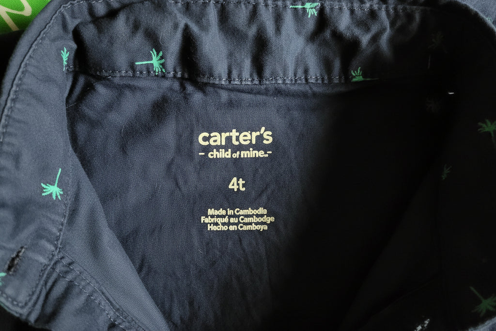 Carter’s Palm Tree Button-Up Shirt | 4T