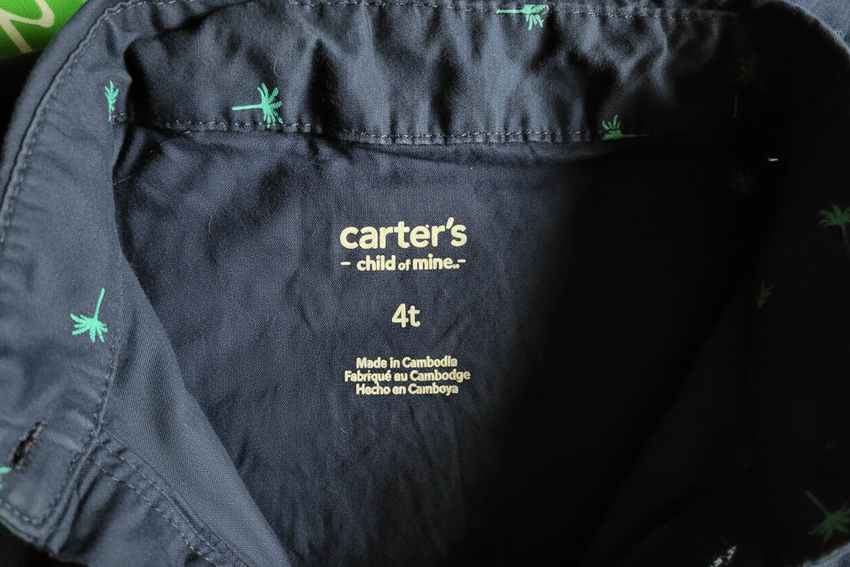Carter’s Palm Tree Button-Up Shirt | 4T