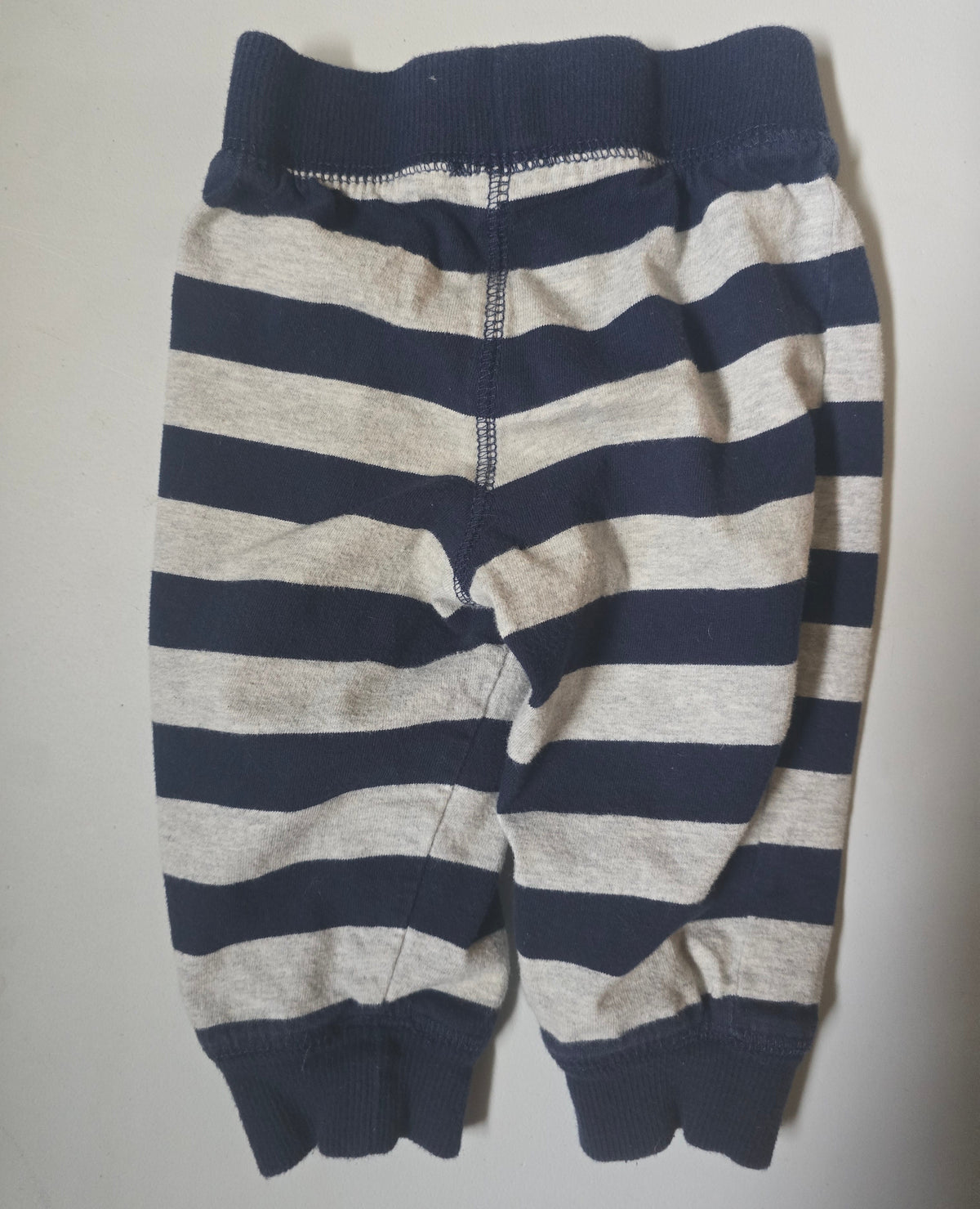 George Navy & Grey Striped Jogger Pants | 6-12 month