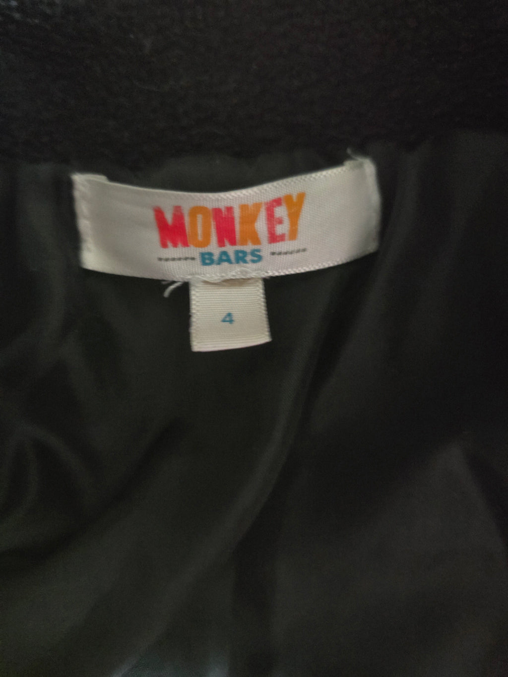Monkey Bars Buffalo Plaid Fleece Jacket | Size 4