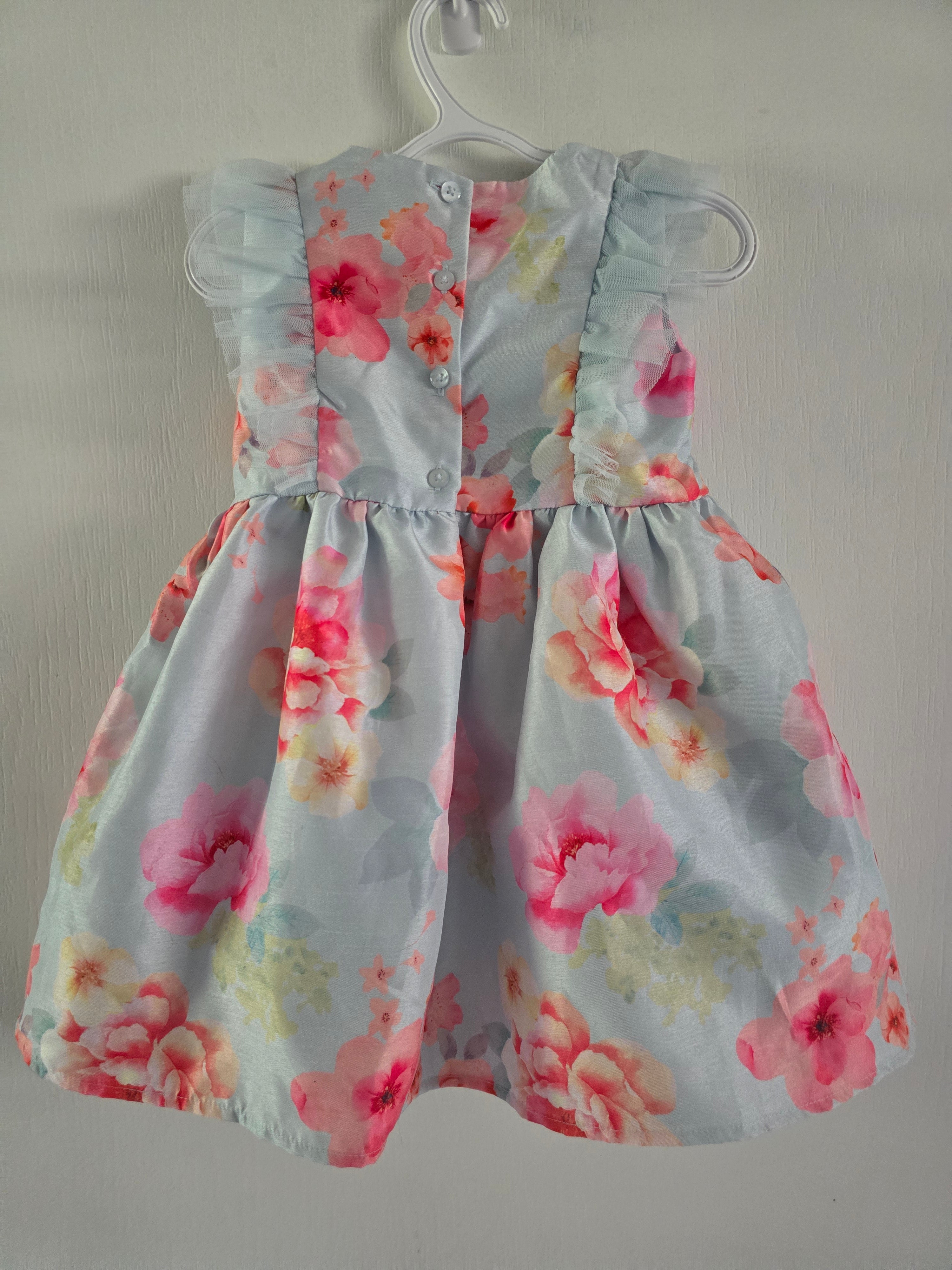 George Floral Ruffle Sleeve Dress | 3T