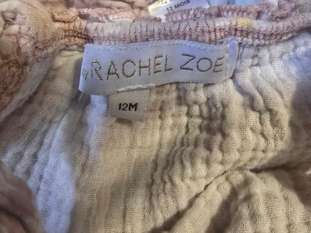 Rachel Zoe Daisy Print Muslin Ruffle Two-Piece Set | 12 month